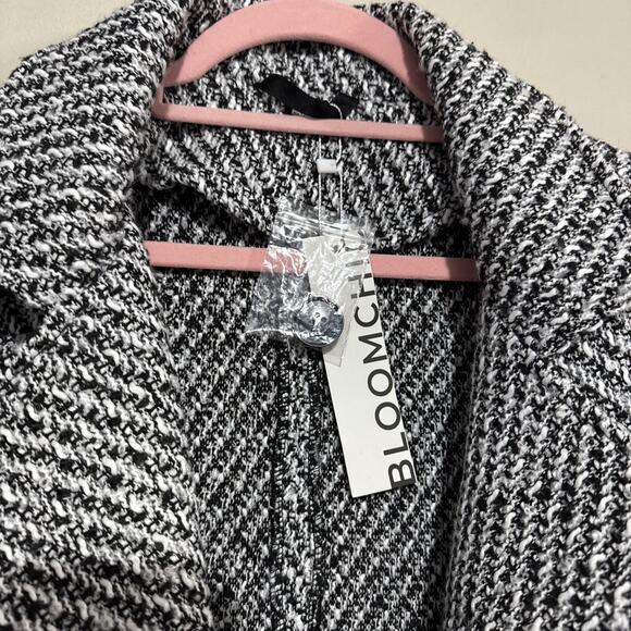 Nwt Bloomchic 18-20 2XL Tweed Lapel Collar Button Up Pocket Coat - Picture 10 of 13